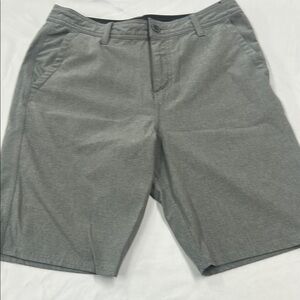 O'Neill Gray Flat Front Shorts Casual Style